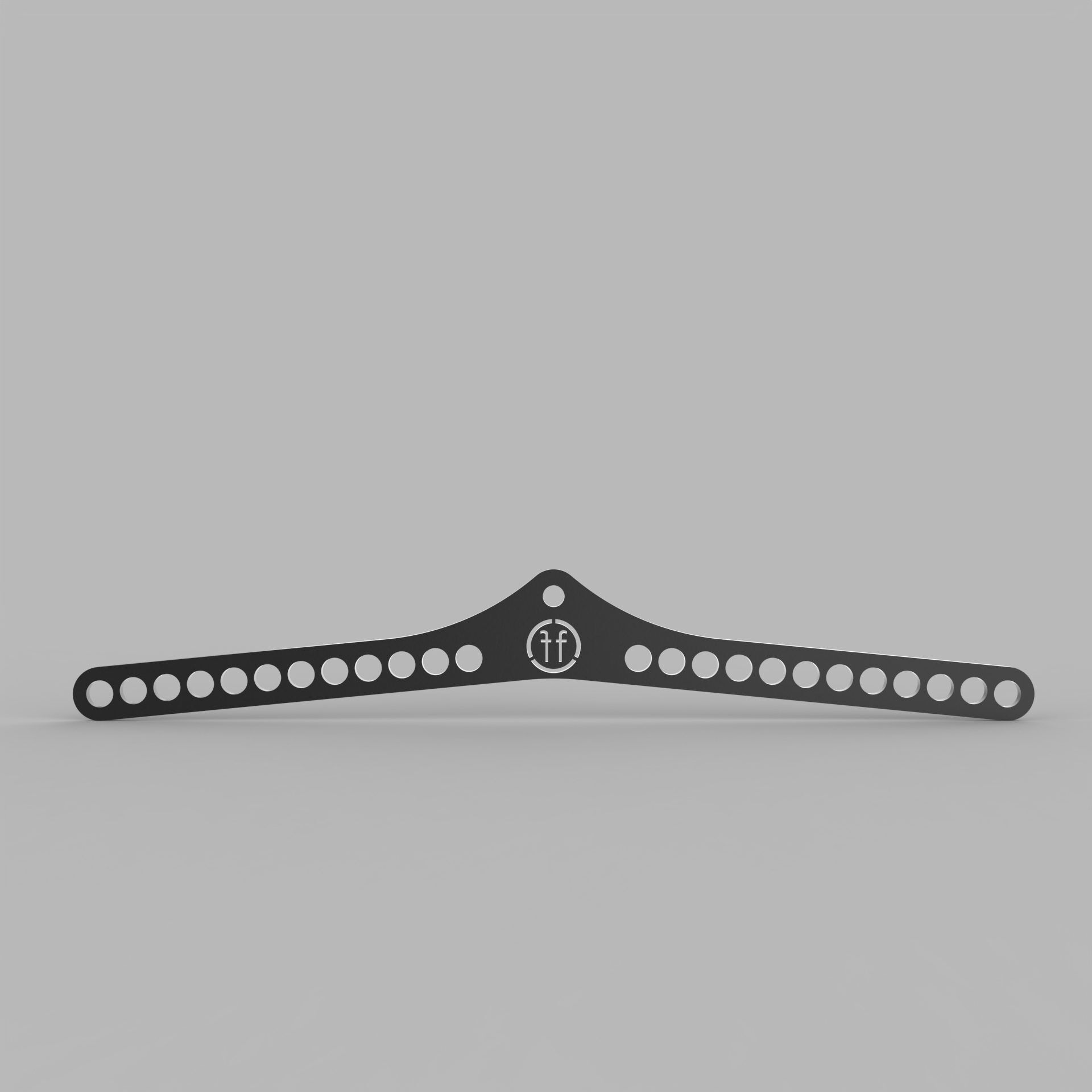 pulldown. 3d of the forte fitness multigrip pulldown bar