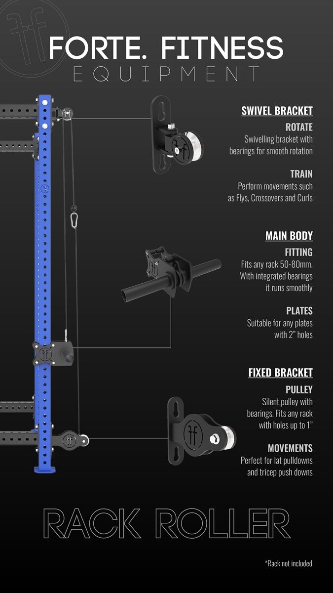 equipment rackroller RACK MOUNTED CABLE PULLEY MACHINE