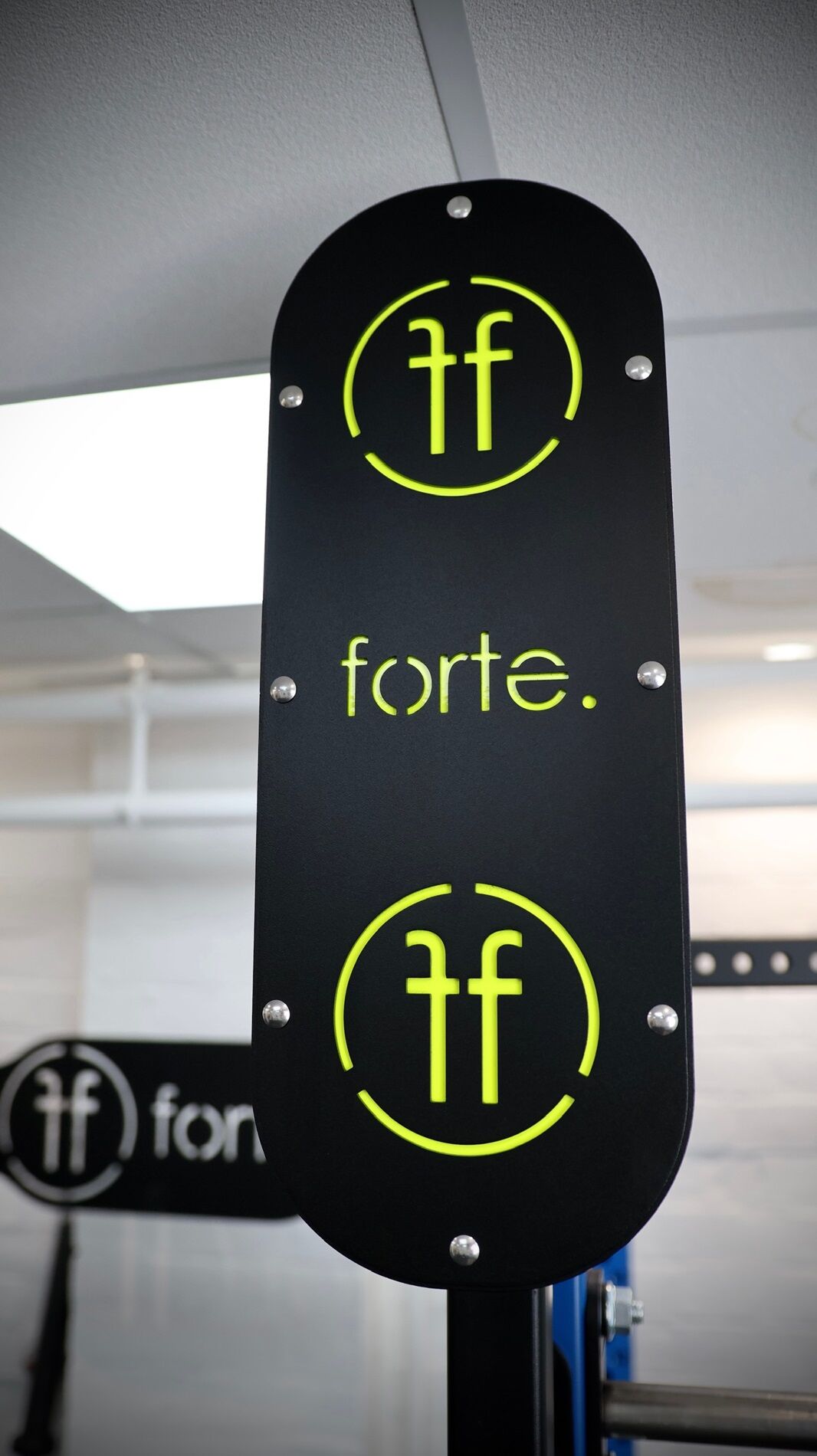 wall ball target double wall ball target in yellow mounted on a rack