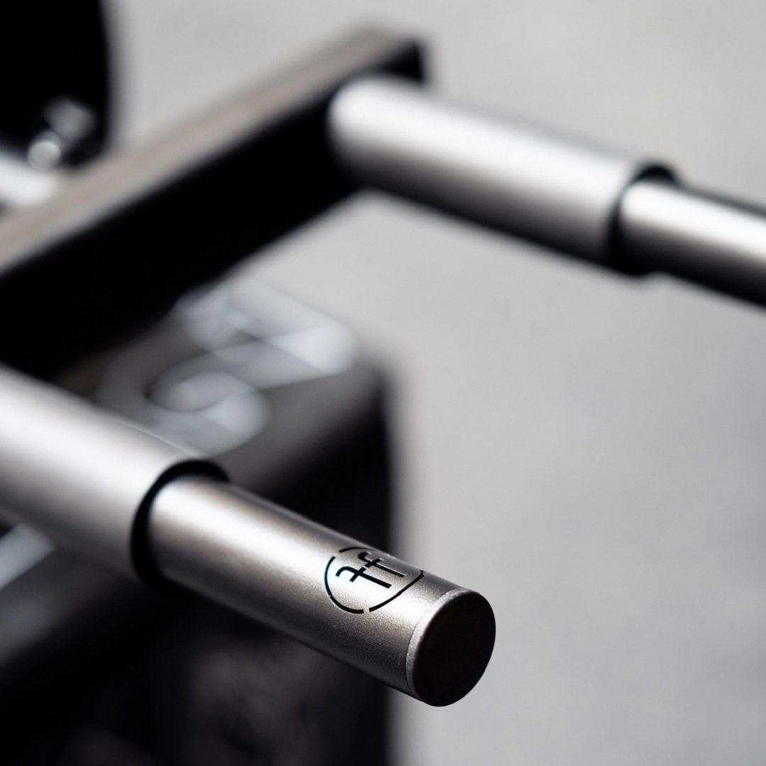 Hack 2 Adjustable hack squat attachment in use