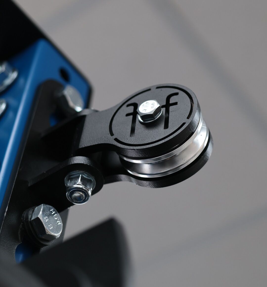 rack roller rack roller swivel bracket mounted on a rack