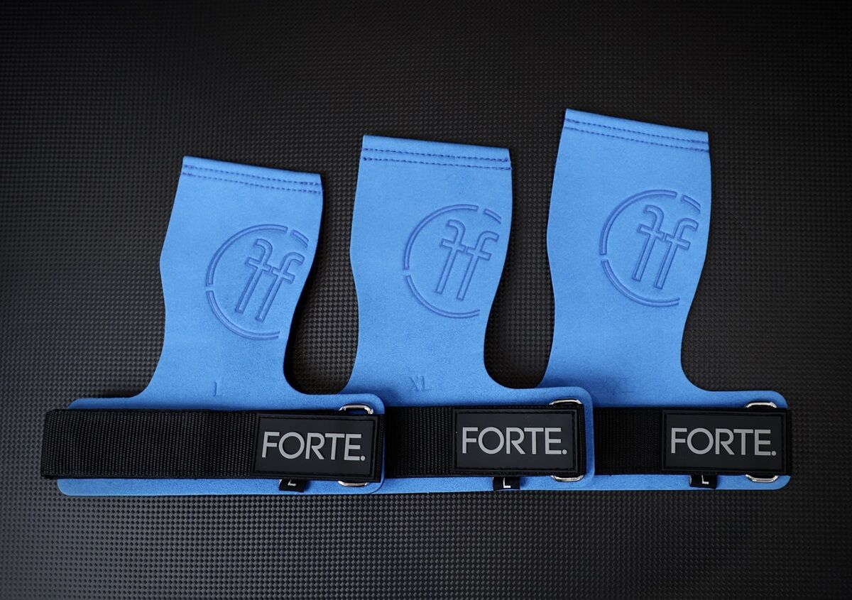 gymnastics grips blue microfibre gymnastics grips different sizes