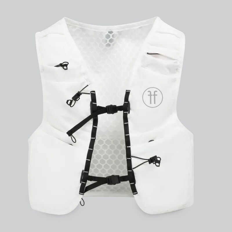 running vest white front running vest white front
