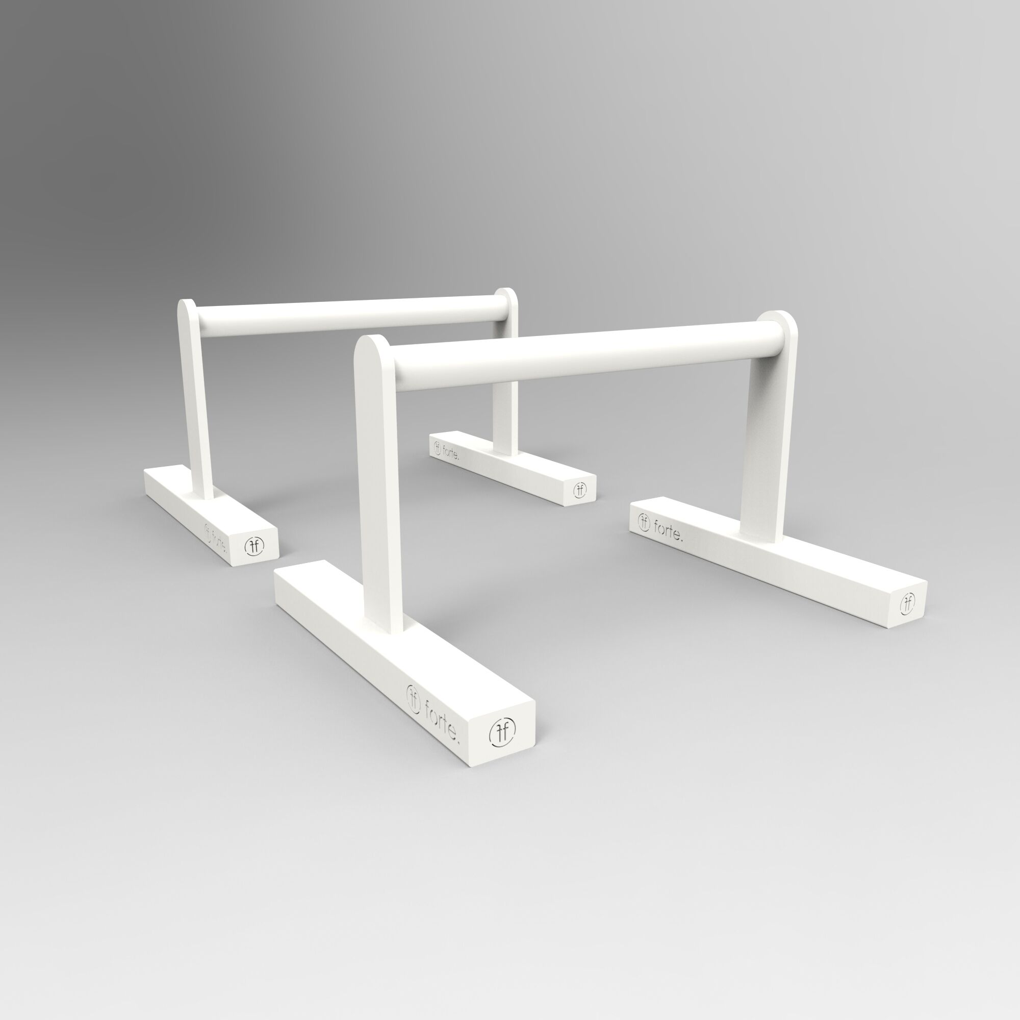 high parallettes high parallettes white