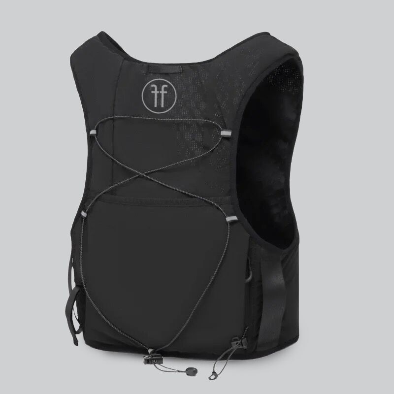 running vest back black square running vest back black square