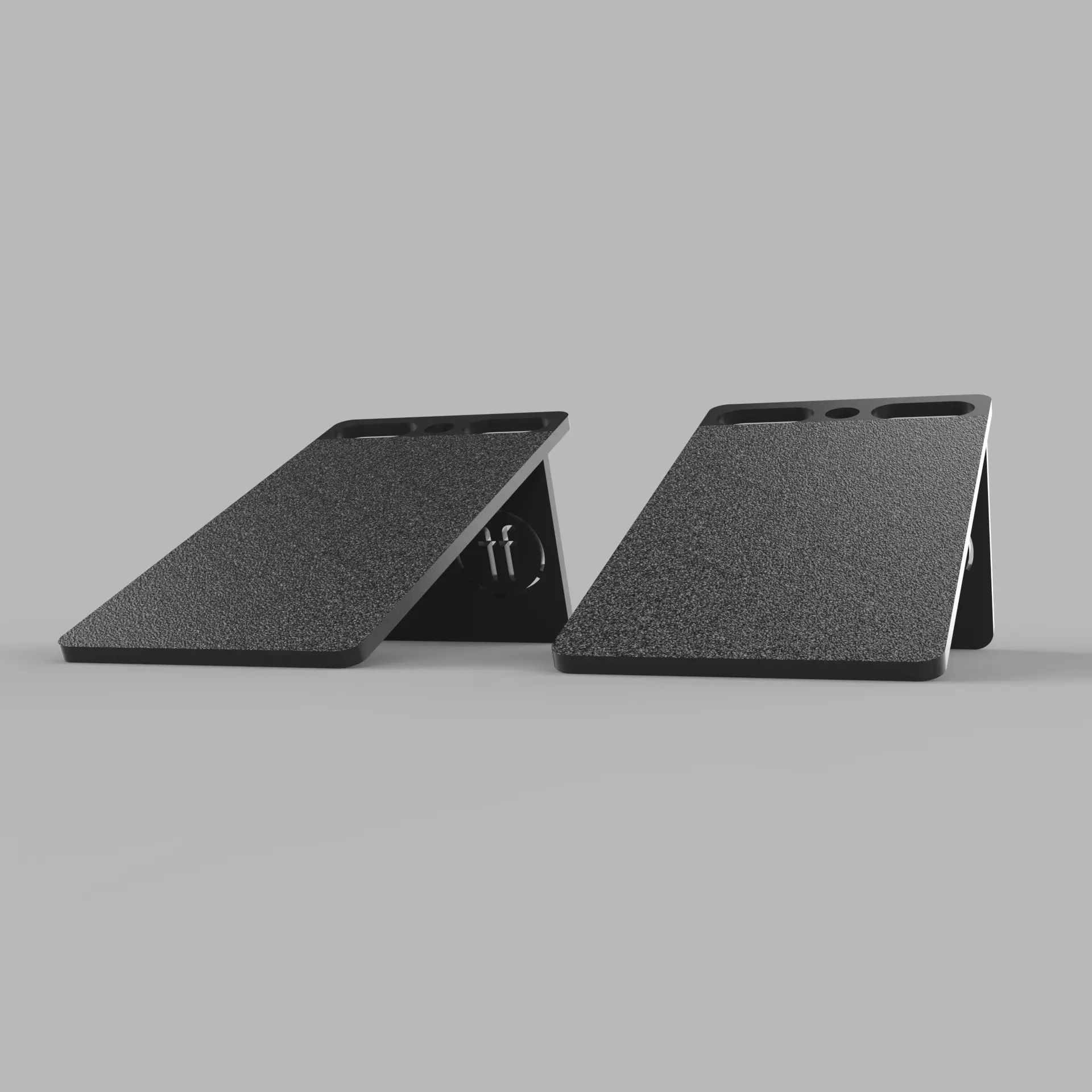 Slant doubles photo of aluminium black Forte Fitness slant blocks wedges