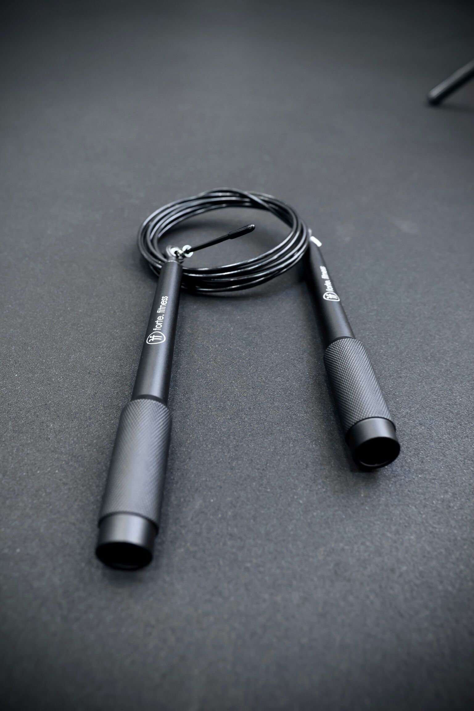 speed rope black aluminium speed rope