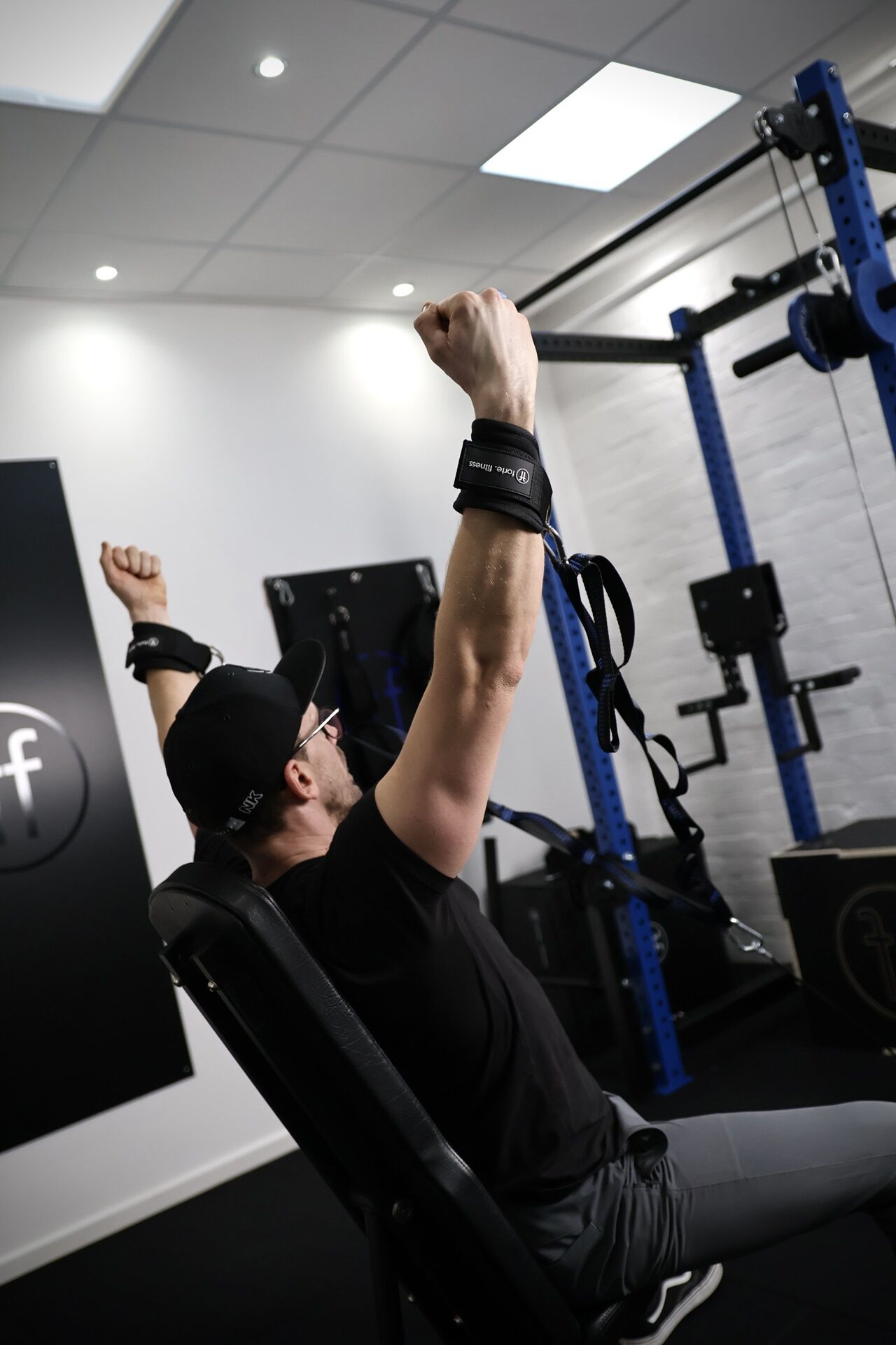 cable cuffs cable cuffs close up in use