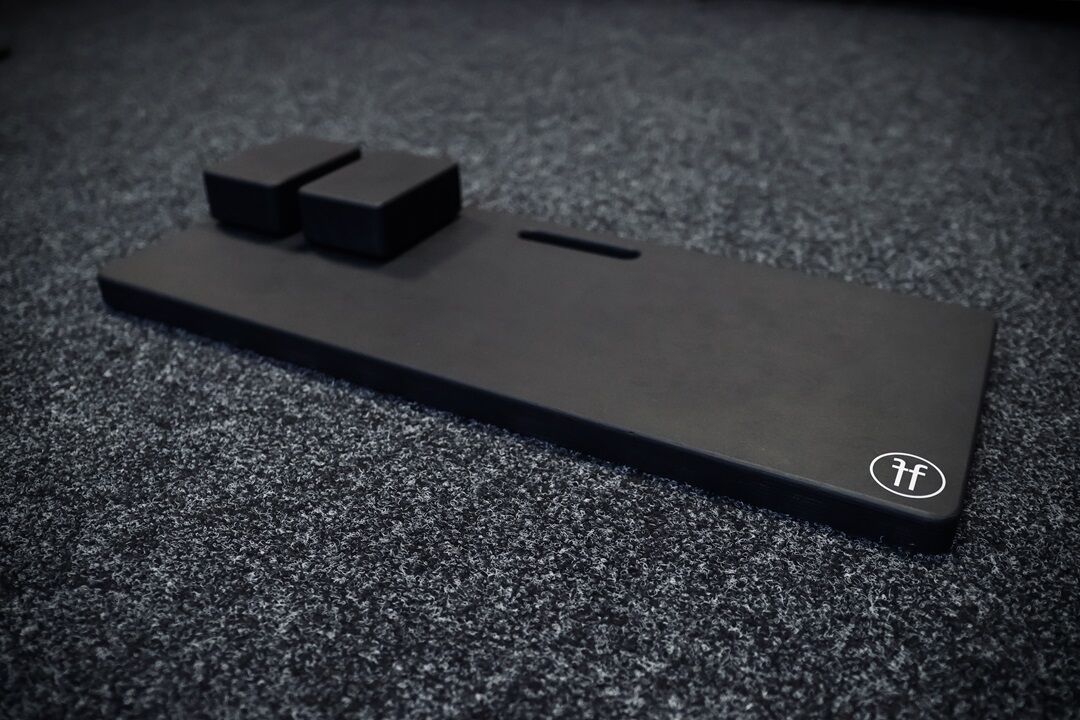 handstand board. handstand board with a set of rectangular handstand blocks